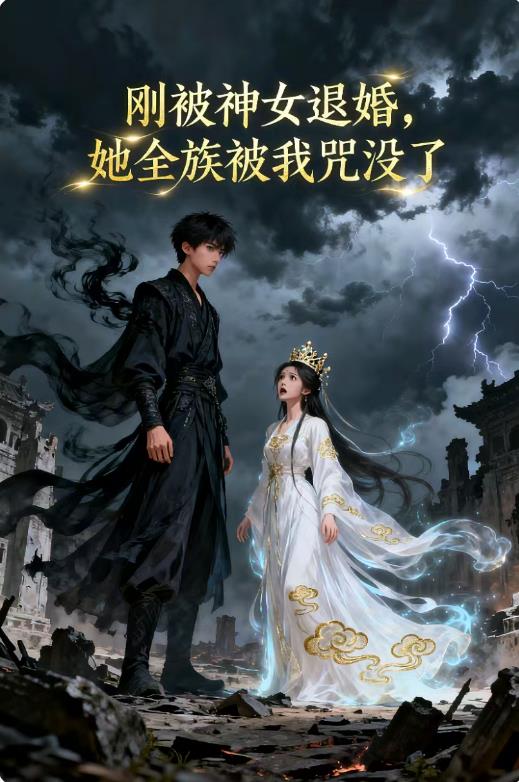 刚被神女退婚,她全族被我咒没了